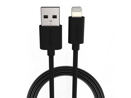 Kábel USB na Lightning Duracell 2 m (čierny)