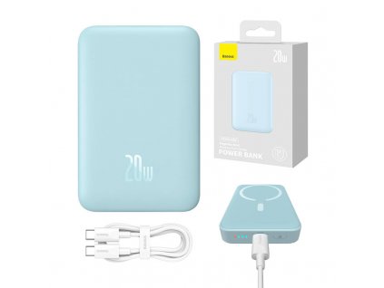 Powerbank Baseus Magnetic Mini 10000mAh 20W MagSafe (modrá)