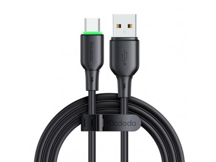 Kábel USB na USB-C Mcdodo CA-4751 s LED svetlom 1,2 m (čierny)