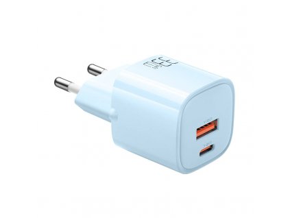 Nabíjačka GaN 33W Mcdodo CH-0154 USB-C, USB-A (modrá)