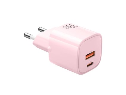 Nabíjačka GaN 33W Mcdodo CH-0155 USB-C, USB-A (ružová)