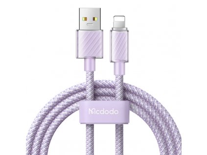 Kábel USB-A na Lightning Mcdodo CA-3642, 1,2 m (fialový)