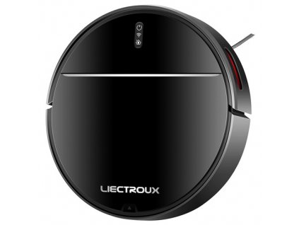 Liectroux M7S Pro Robot Vacuum Cleaner Sweeping Vacuuming Mopping Integrated  2D Map Navigation, 4400mAh Battery, Run 110mins - Black