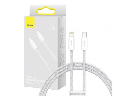 Baseus Dynamický kábel USB-C pre Lightning, 23 W, 1 m (biely)