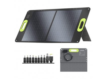 CTECHi SP-100 100W Portable Foldable Solar Panel, 23% High Conversion Rate, IP67 Waterproof