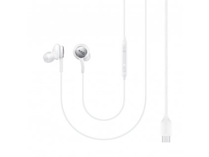Káblové slúchadlá do uší Samsung AKG USB typu C ANC (aktívne potlačenie hluku) biele (EO-IC100BWEGEU)