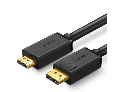 Jednosmerný kábel Ugreen z DisplayPortu na HDMI 4K 30 Hz 32 AWG 1,5 m čierny (DP101 10239)