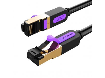 Sieťový kábel CAT7 SFTP Vention ICDBG RJ45 Ethernet 10Gbps1.5m Black