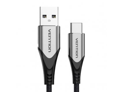 Kábel USB 2.0 A na USB-C Vention CODHC 3A 0,25 m sivý
