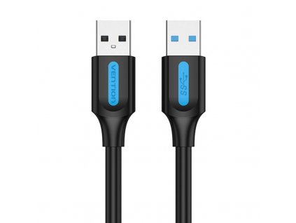 Kábel USB 3.0 Vention CONBI 2A 3 m čierny PVC