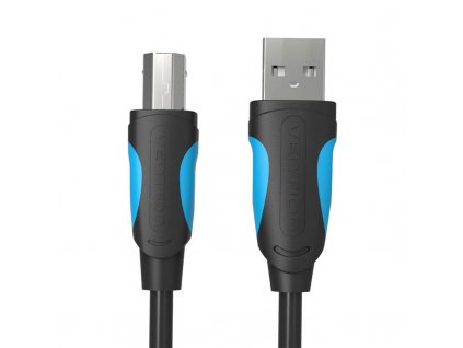 Tlačový kábel USB 2.0 A na USB-B Vention VAS-A16-B300 3 m čierny