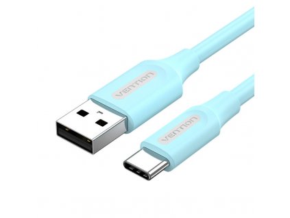 Kábel USB 2.0 A na USB-C Vention COKSF 1m 3A svetlomodrý