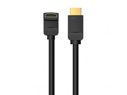 Kábel HDMI 2.0 Vention AAQBH 2 m, uhlový 270°, 4K 60Hz (čierny)