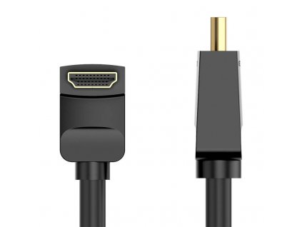 Kábel HDMI 2.0 Vention AARBG 1,5 m, uhol 90°, 4K 60Hz (čierny)