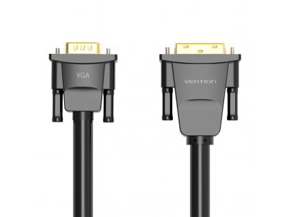 Kábel DVI (24+1) na VGA Vention EABBG 1,5 m, 1080P 60Hz (čierny)