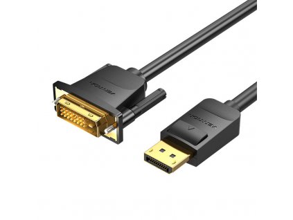 Kábel DisplayPort na DVI (24+1) 1,5 m Vention HAFBG 1080P 60Hz (čierny)