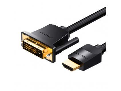 Kábel HDMI na DVI (24+1) Vention ABFBG 1,5 m, 4K 60Hz/ 1080P 60Hz (čierny)