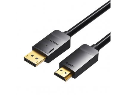 Kábel DisplayPort 1.2 - HDMI 1.4 3 m Vention HADBI 1080P 60Hz (čierny)
