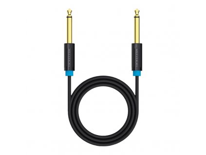 Audio kábel TS 6,35 mm Vention BAABI 3 m (čierny)