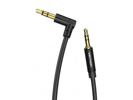 Kábel Audio AUX 3,5 mm na 90° 3,5 mm Vention BAKBF-T 1 m čierny