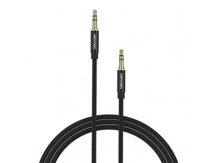 Audio kábel 3,5 mm mini jack Vention BAWBD 0,5 m čierny