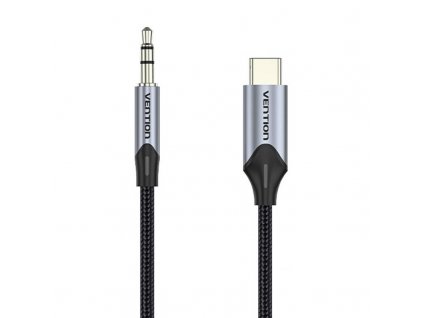 Kábel Audio USB-C na 3,5 mm mini jack 1 m čierny