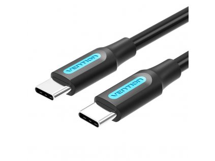 Kábel USB-C 2.0 Vention COSBG PD60W 1,5 m čierny PVC
