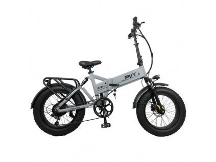 PVY Z20 Plus Folding E-Bike 20*4.0 inch Fat Tires 1000W Motor 50km/h Speed 48V 16.5Ah Battery 80-120km Range 150kg Load Shimano 7-Speed Electric Mountain Bike - Grey