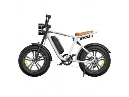 ENGWE M20 Electric Bike 20*4.0'' Fat Tires 750W Brushless Motor 45Km/h Max Speed 48V 13Ah Battery 75KM Range Double Disc Brake Shimano 7-Speed Gears Dual Shock Systems - White