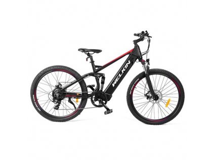 WELKIN WKES002 Electric Bicycle 350W Brushless Motor 48V 10Ah Battery 27.5*2.25'' Tires Mountain Bike - Black & Red