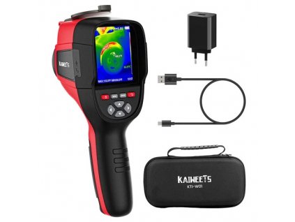 KAIWEETS KTI-W01 Thermal Imaging Camera, 256x192 IR Resolution, -4°F to 1022°F, 3500mAh Battery, IP54 Waterproof