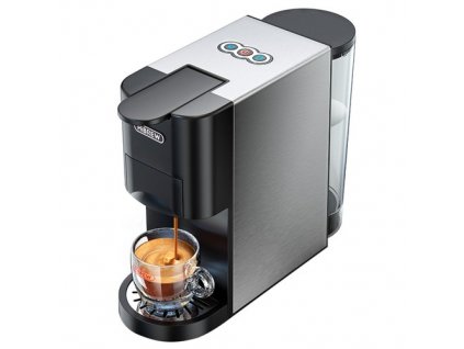 HiBREW H3A 5 in 1 Coffee Machine, 19 Bar Pressure, Cold/Hot Mode, 1000ml Water Tank, Anti-dry Protection - Silver