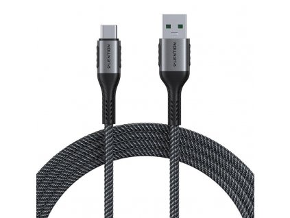 Kábel USB-A na USB-C Lention 6A, 1 m (čierny)