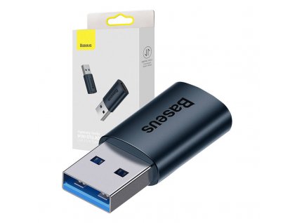 Baseus Ingenuity USB-A na USB-C adaptér OTG (modrý)