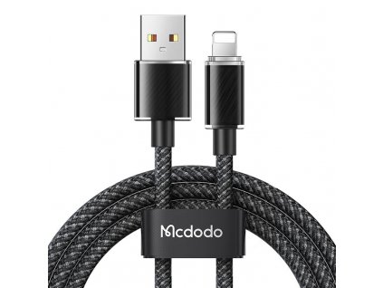 Kábel USB-A na Lightning Mcdodo CA-3640, 1,2 m (čierny)