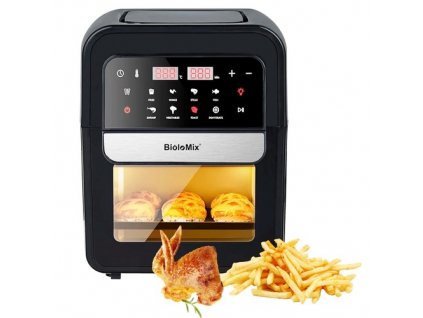 BioloMix AF536 Multifunctional Air Fryer, 1400W Electric Oven, 7L Capacity, 8 Cooking Presets, Touch Screen, 60min Timer