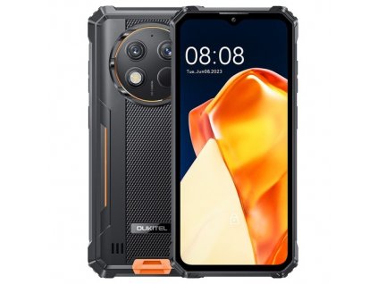 OUKITEl WP28 Rugged Smartphone, 15GB+256GB, 5MP Front Camera+48MP Rear Camera, 10600mAh Battery, 6.52 inch Screen, Android 13.0, Fingerprint Unlock - Orange