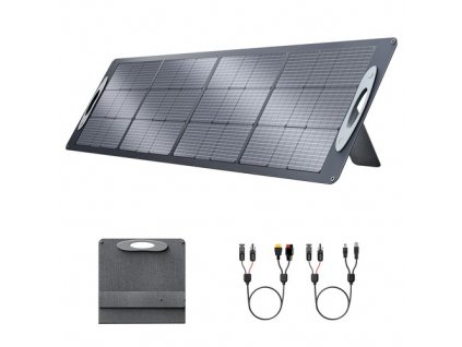 VDL POWER 200W Foldable Portable Solar Panel, 20V Monocrystalline Cell, Adjustable Kickstand, 23.5% Conversion Efficiency, IP67 Waterproof, MC-4 Interface