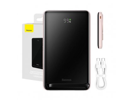 Powerbank Baseus Magnetic 10000mAh 20W (ružová)