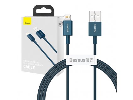 Kábel Baseus Superior Series USB na iP 2,4A 1m (modrý)