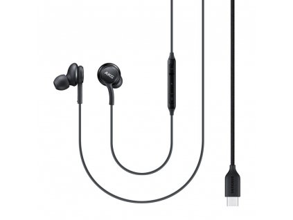 Káblové slúchadlá do uší Samsung AKG USB typu C čierne (EO-IC100BBEGEU)