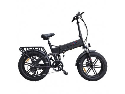 ENGWE X Folding Electric Bike 20*4.0 Inch Chaoyang Off-Road Fat Tires 250W Motor E-Bike 48V 13Ah Battery 25Km/h Max Speed 100KM Range Dual Disc Brake 150KG Max Load - Black