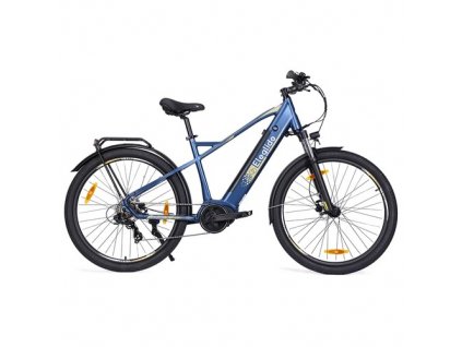 Eleglide C1 27.5 inch Trekking Bike with 250W Ananda Mid-Drive Motor, 14.5Ah Battery, Max 150km Range, Hydraulic Suspension & Hydraulic Disc Brakes Shimano 7 Gears - Blue