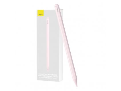 Bezdrôtový nabíjací stylus pre telefón / tablet Baseus Smooth Writing (ružový)