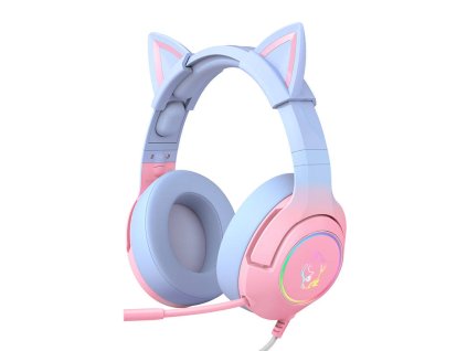 Herné slúchadlá ONIKUMA K9 Pink/Blue