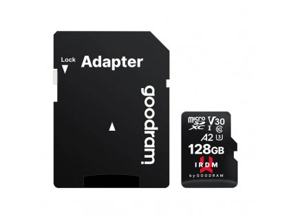 Pamäťová karta Goodram IRDM microSD 128GB + adaptér (IR-M2AA-1280R12)