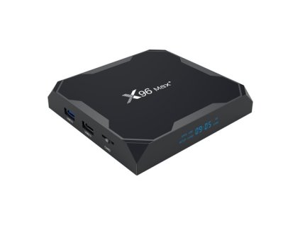 X96 MAX Plus 4GB/32GB Amlogic S905x3 Android 9.0 8K Video Decode TV Box 2.4G+5.8G WiFi Bluetooth 1000Mbps LAN USB3.0 Youtube Netflix Google Play - Black
