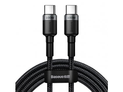 Baseus Cafule PD2.0 100W bleskové nabíjanie USB pre kábel typu C (20V 5A)2m sivá+čierna