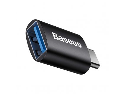 Baseus Ingenuity USB-C na USB-A adaptér OTG (čierny)