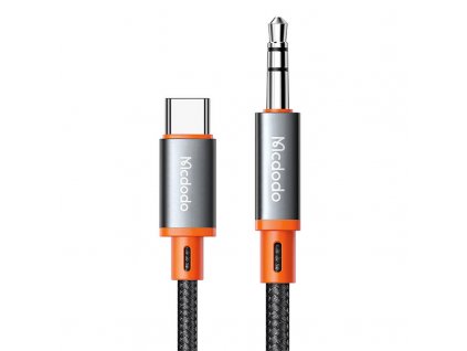 Mcdodo CA-0820 Kábel USB-C na 3,5 mm AUX mini jack, 1,2 m (čierny)